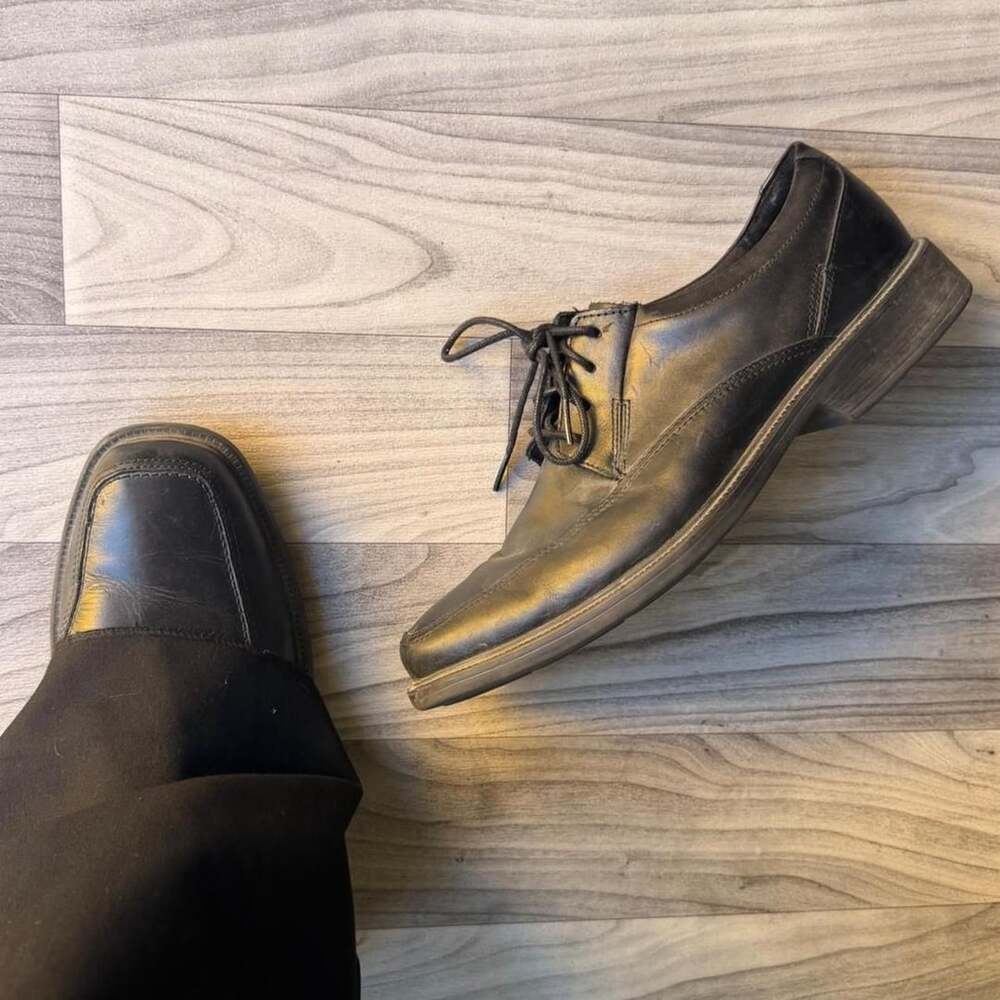 Bostonian Flexlite Black Leather Oxford Dress Shoes